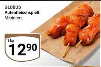 GLOBUS Putenfleischspieß mariniert