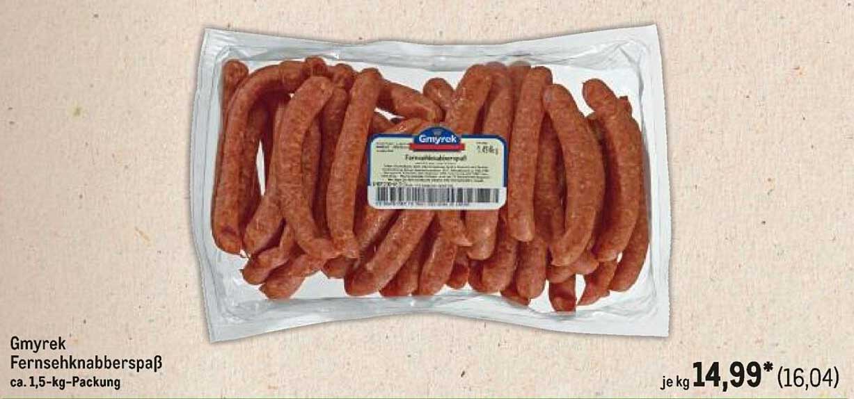 Gmyrek Fernsehnibbler Spaß ca. 1,5-kg-Packung
