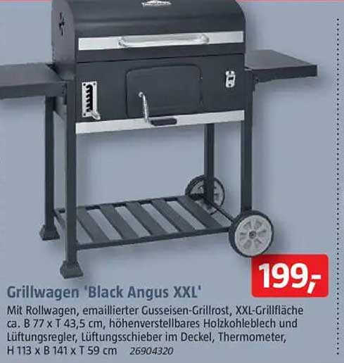 Grillwagen 'Black Angus XXL'