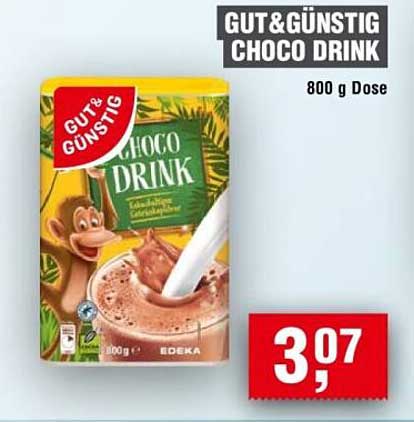 GUT&GENÜSTIG CHOCO DRINK 800 g Dose