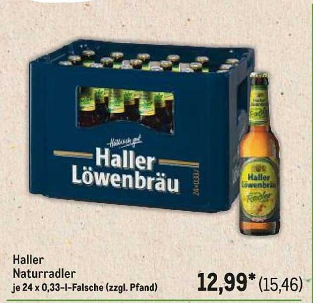Haller Naturradler 24 x 0,33 l-Flasche (zzgl. Pfand)
