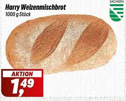 Harry Weizenmischbrot 1000 g Stück