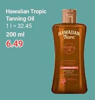 Hawaiian Tropic Tanning Oil 200 ml