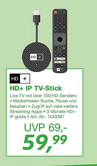 HD+ IP TV-Stick
