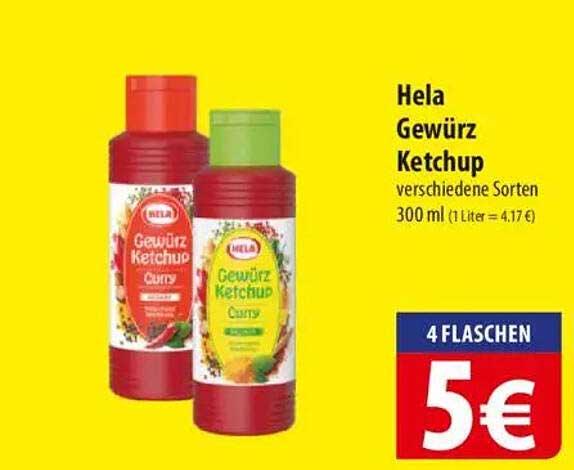 Hela Gewürz Ketchup - verschiedene Sorten 300 ml