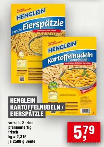 Henglein Kartoffelnudeln / Eierspätzle