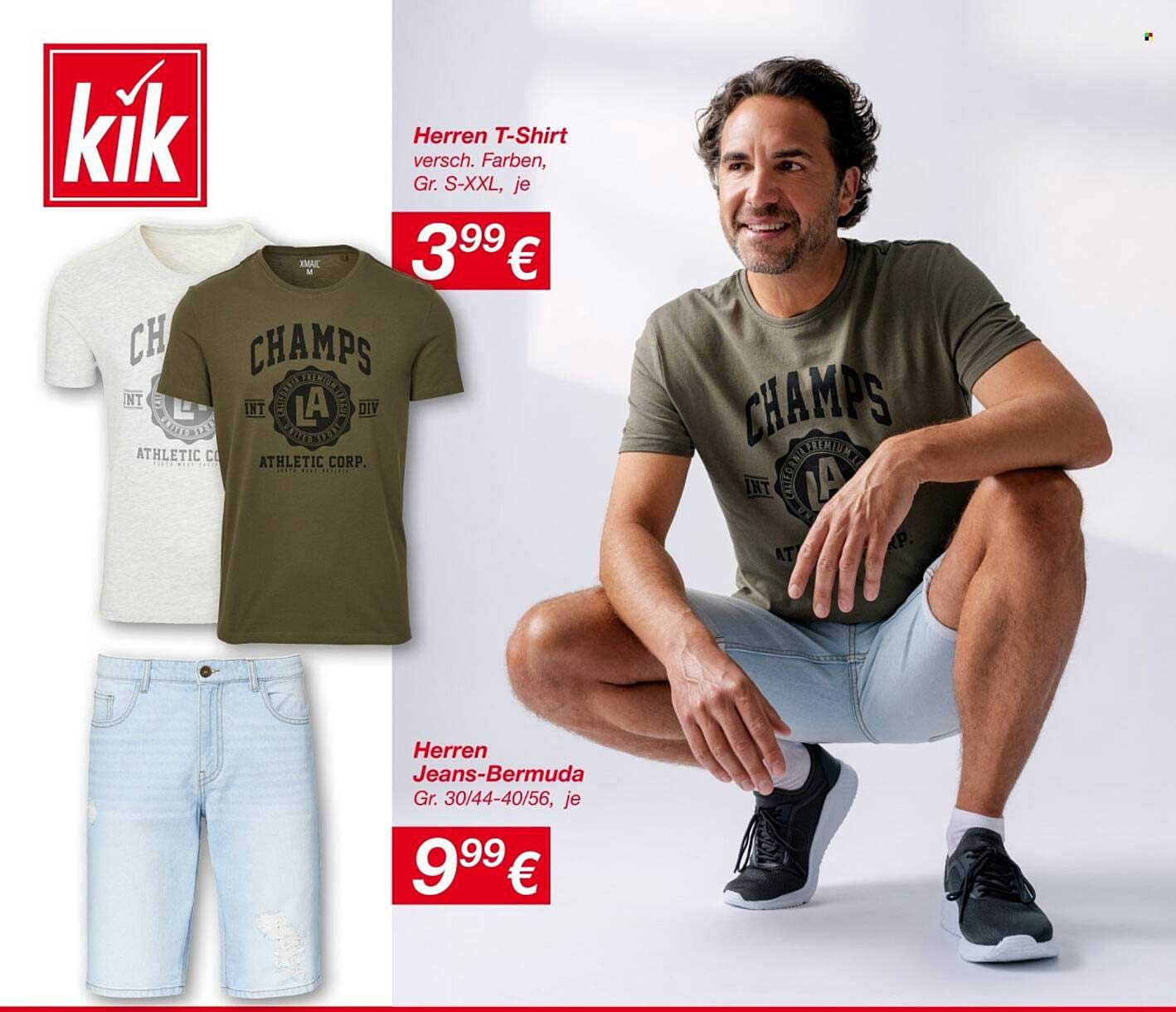Herren T-Shirt - versch. Farben, Gr. S-XXL, je
