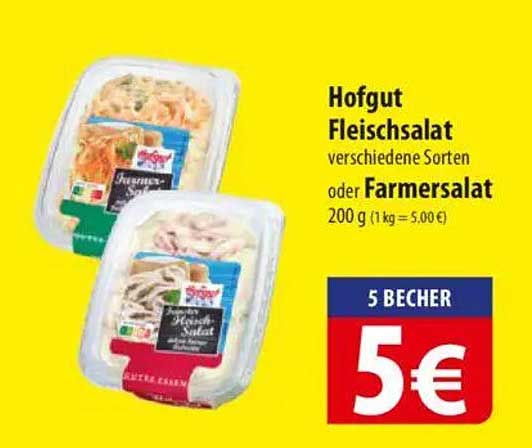 Hofgut Fleischsalat verschiedene Sorten oder Farmersalat 200 g