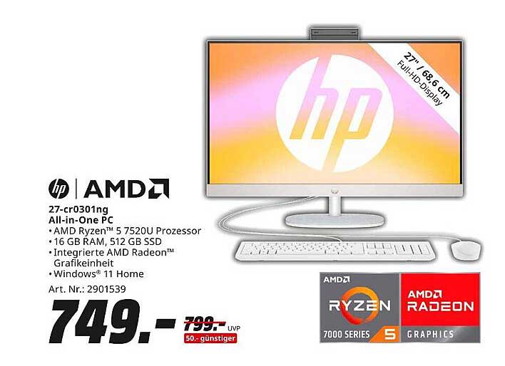 HP 27-cr030ng All-in-One PC