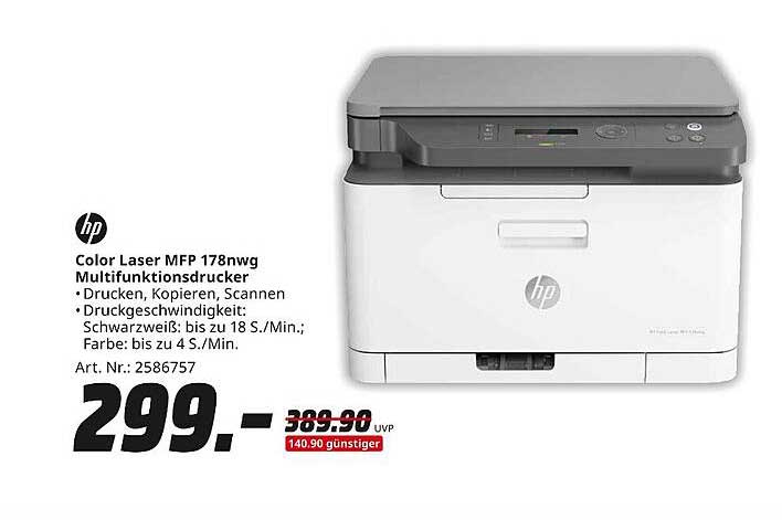 HP Color Laser MFP 178nwG Multifunktionsdrucker