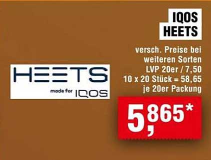 IQOS HEETS - Verschiedene Sorten zum Vorteilspreis