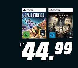 Je Spiel: Split Fiction und Expedition 33 für 44,99 €
