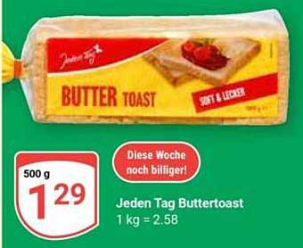 Jeden Tag Buttertoast 500 g