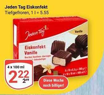 Jeden Tag Eiskonfekt Vanille - Erfrischender Genuss für heiße Tage