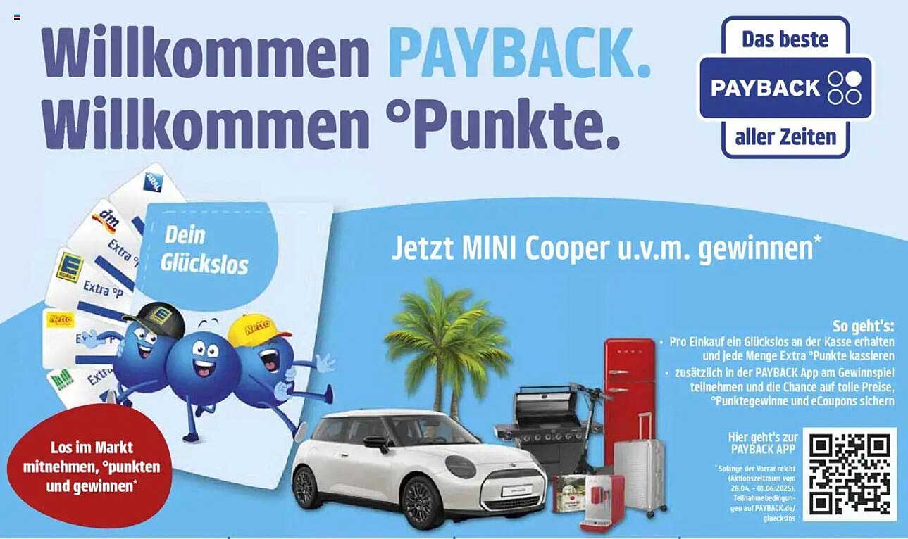 Jetzt MINI Cooper u.v.m. gewinnen mit PAYBACK!