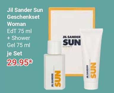 Jil Sander Sun Geschenkset Woman EdT 75 ml + Shower Gel 75 ml