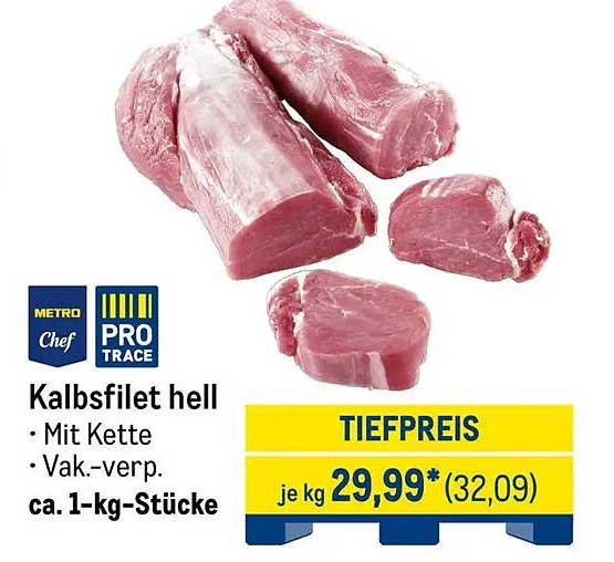 Kalbsfilet hell - TIEFPREIS