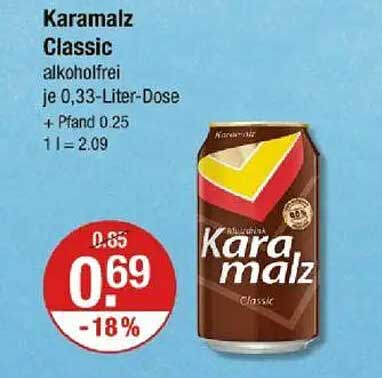 Karamalz Classic - alkoholfrei in der 0,33-Liter-Dose