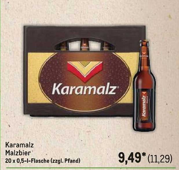 Karamalz Malzbier 20 x 0,5 l-Flasche (zzgl. Pfand)