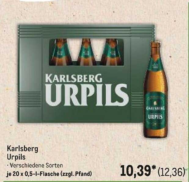 Karlsberg Urpils - 20 x 0,5 l-Flasche (zzgl. Pfand)