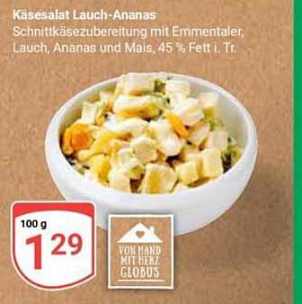 Käsesalat Lauch-Ananas