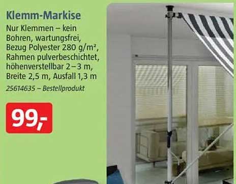 Klemm-Markise
