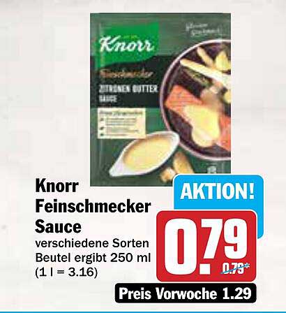 Knorr Feinschmecker Sauce - Aktion!