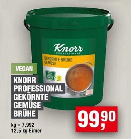KNORR PROFESSIONAL GEKÖRNT GEWÜRZBRÜHE GEMÜSE