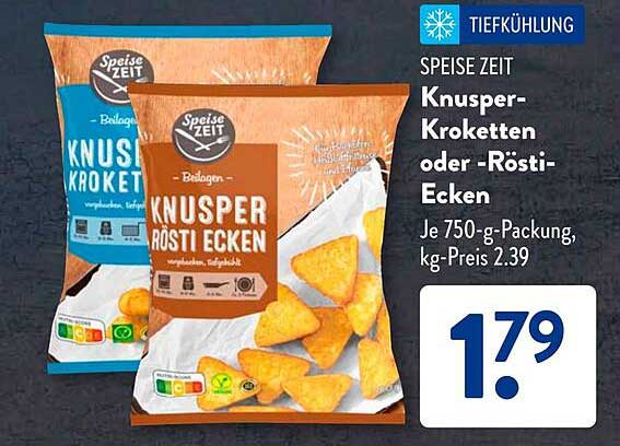 Knusper-Kroketten oder -Rösti-Ecken 750 g