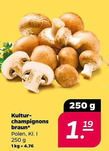 Kulturchampignons braun 250 g