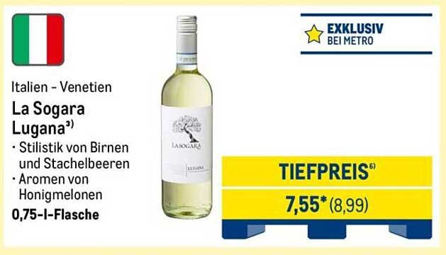 La Sogara Lugana - Italienischer Weißwein