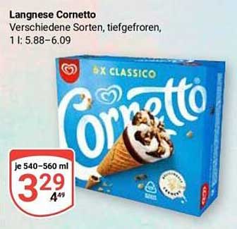 Langnese Cornetto 6x Classico