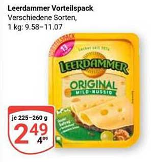 Leerdammer Vorteilspack 225-260 g