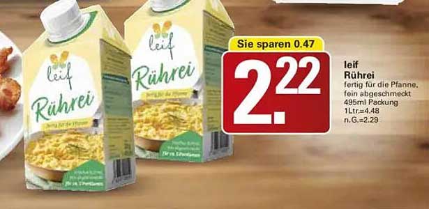 leif Rührei 495ml - fertig für die Pfanne