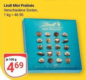 Lindt Mini Pralinés – Verschiedene Sorten