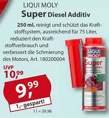 LIQUI MOLY Super Diesel Additiv 250 ml
