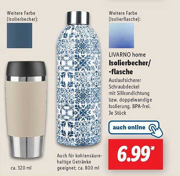 LIVARNO home Isolierbecher/-flasche