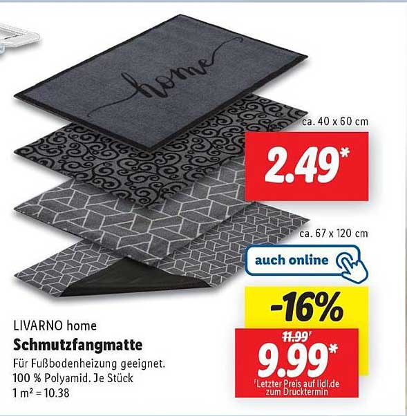 LIVARNO home Schmutzfangmatte