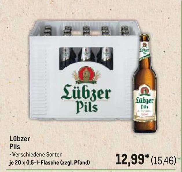 Lübzer Pils - Verschiedene Sorten