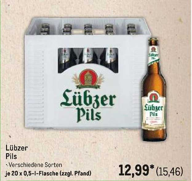 Lübziger Pils – 20 x 0,5 l Flaschen