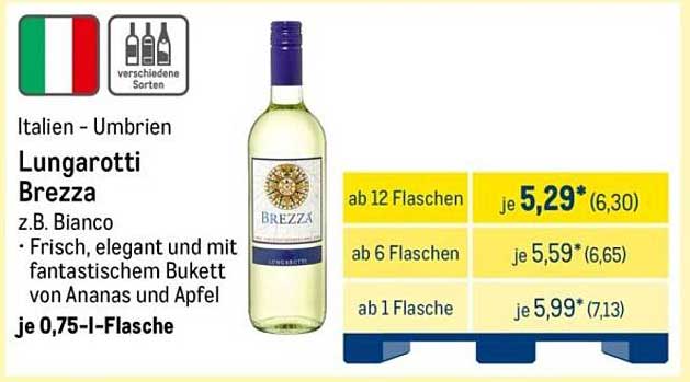 Lungarotti Brezza - Italiens Spitzenwein aus Umbrien