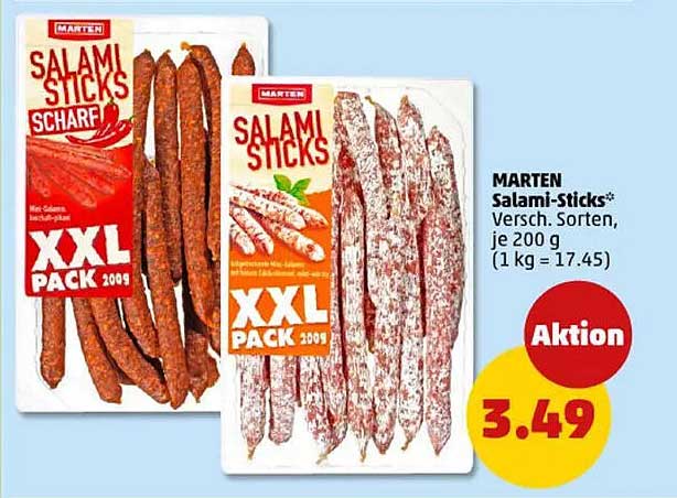 Marten Salami-Sticks - Verschiedene Sorten, je 200 g