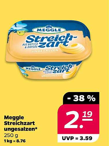 Meggle Streichzart ungesalzen 250 g