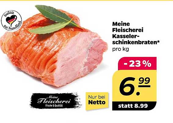 Meine Fleischerei Kasseler-Schinkenbraten – pro kg