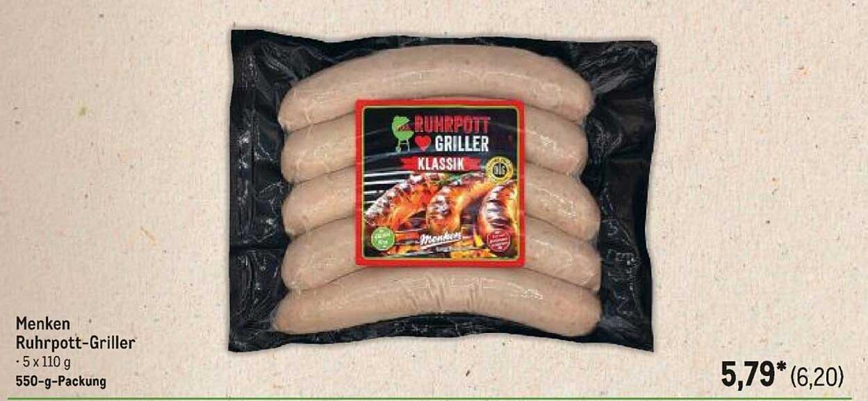 Menken Ruhrpott-Griller - 5 x 110 g