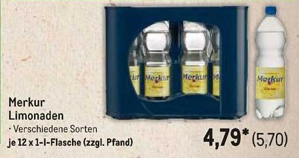 Merkur Limonaden - verschiedene Sorten im 12er Pack