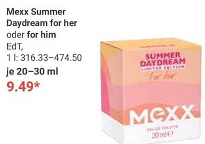 Mexx Summer Daydream for her oder for him - EdT, je 20–30 ml