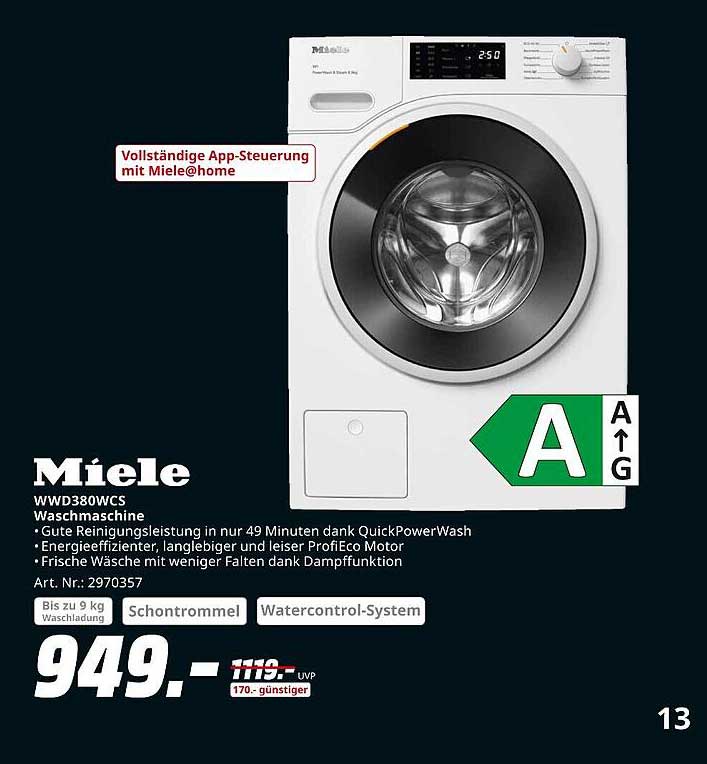 Miele WWD380WCS Waschmaschine