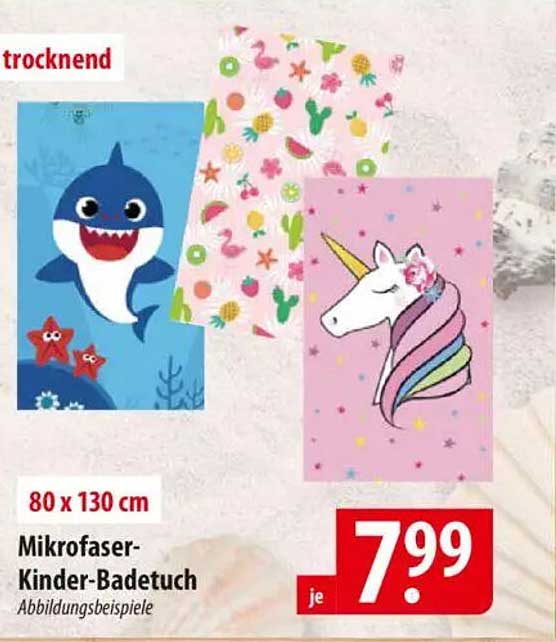 Mikrofaser-Kinder-Badetuch