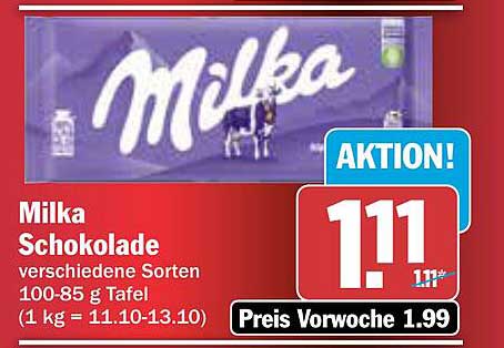 Milka Schokolade verschiedene Sorten 100-85 g Tafel